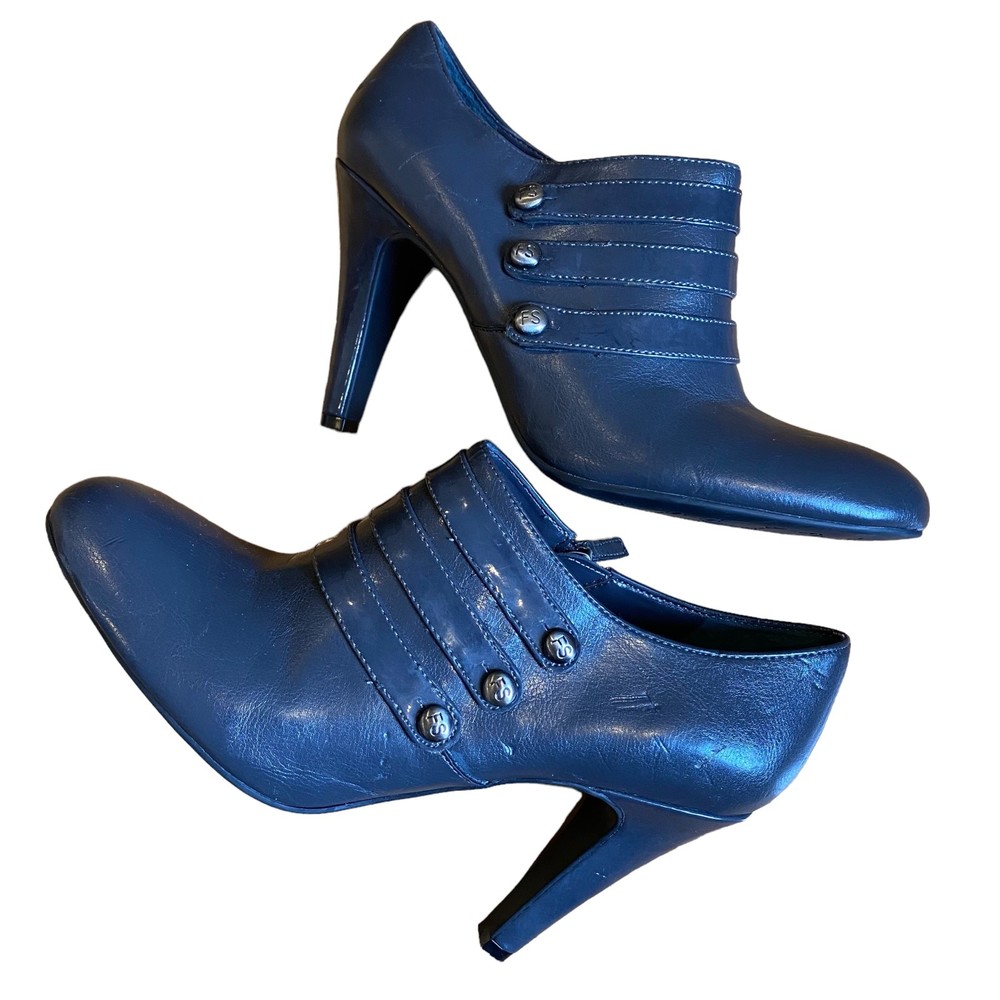Franco Sarto Gray Ankle Boots - Size 7